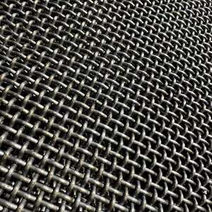 Maille de tamisage linéaire en fil de manganèse pour le traitement des minerais, le tri du <span class=keywords><strong>gravier</strong></span> et les systèmes de concassage de pierres - Product Image 2