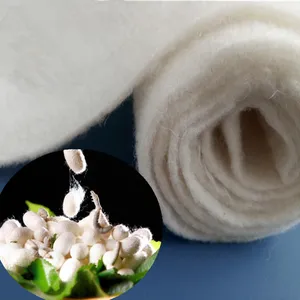 Home Textile Silk Wadding Garment Padding Material For Jacket Garments