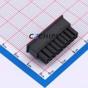 ZX-MX3.0-2-9P-HGJK Housing (Wire-to-Board / Wire-to-Wire) P=3mm Connector 2x9P 3mm Micro-Fit (MX 3.0) 3mm - Product Image 2