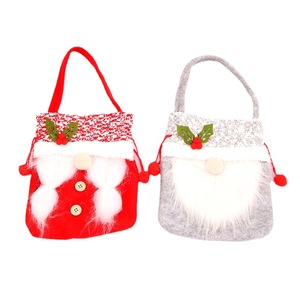 Nueva Bolsa Navideña con Diseño de Anciano sin Rostro para Manzanas, Bolsa para Dulces Navideños, Bolsa para Manzanas, Regalo Decorativo Navideño - Product Image 5
