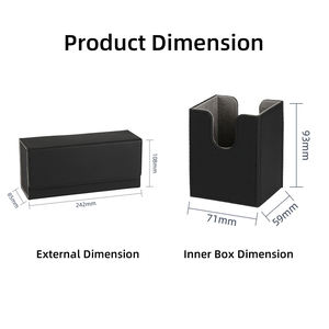 Caja de Almacenamiento para Cartas Coleccionables Torson 270+, Caja de Cuero PU 3 en 1, para TCG, CCG, UG, Resistente al Agua, para Deportes, Venta al por Mayor - Product Image 2