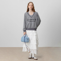 Deux ensembles de t-shirts assortis 2025 nouveau Style pur coton t-shirts à la mode et élégant Logo personnalisé t-shirts pour les femmes
