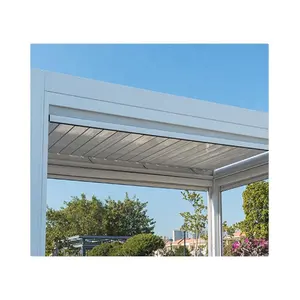 Nieuwe Stijl Elektrische Opening Dak Aluminium Pergola Automatische Aluminium Tuinhuisje Opening Daksysteem