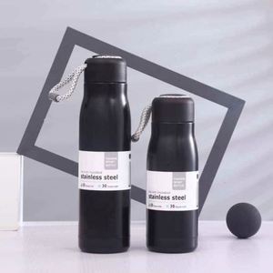 Thermos personnalisé à double paroi en acier inoxydable avec double ouverture pour le café, couleur et logo personnalisés, bouteille cadeau - Product Image 2
