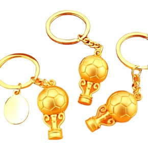 2025 verano Copa de fútbol <span class=keywords><strong>carnaval</strong></span> trofeo recuerdos llavero Metal deporte fútbol llavero - Product Image 1
