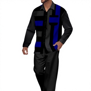 Completo da <span class=keywords><strong>Uomo</strong></span> Y2 Personalizzato con Stampa 3D, Camicia a Maniche Lunghe Primaverile Autunnale, Casual Sportivo alla Moda, 100% Poliestere, Colori a Blocchi - Product Image 1