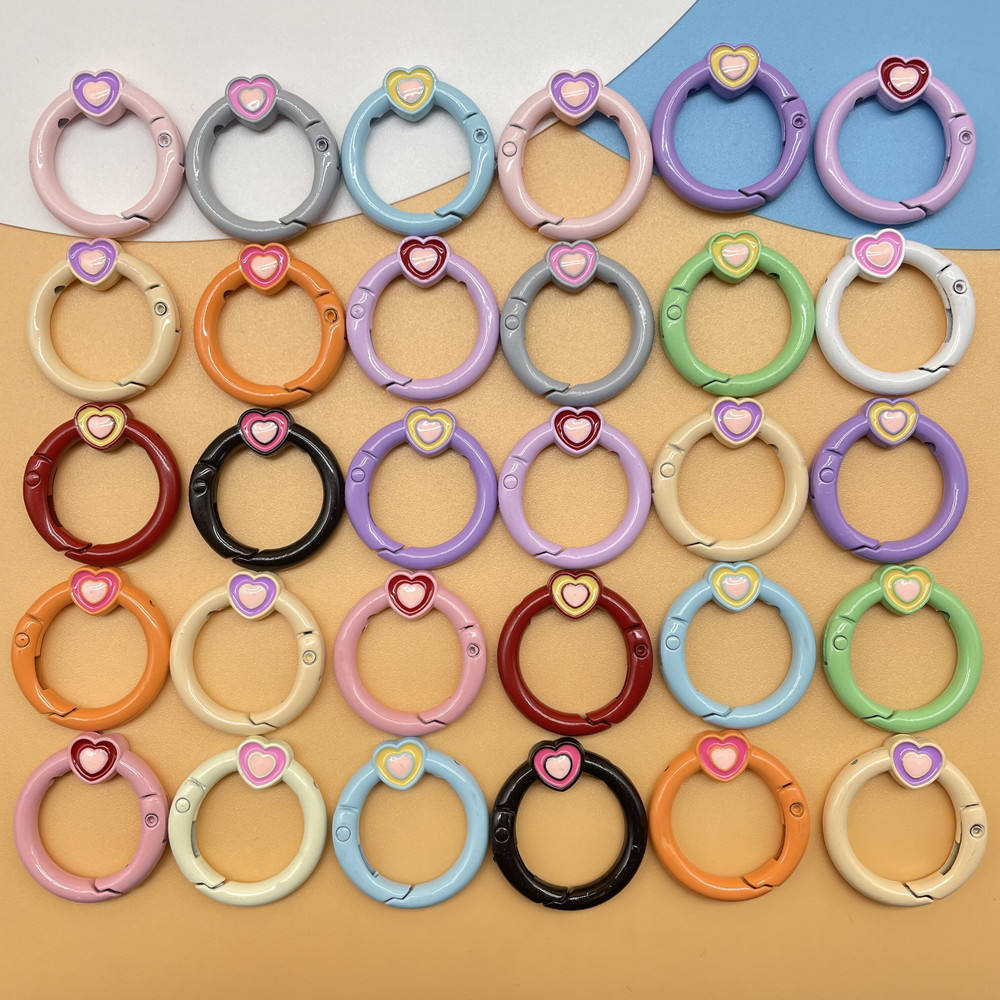 Bague ressort ronde huile goutte d'amour