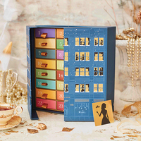 Boîtes Cadeaux Personnalisées en Carton Imprimé pour Chocolats Cosmétiques Soins de la Peau, Vides pour Noël Musulman Ramadan Calendrier de l'Avent