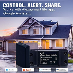 Tuya WiFi Smart Automatic Door Operator Garage Door Opener Modern Design Works Alexa <strong>Google</strong> 1 Year Warranty 99% Motor - Product Image 2