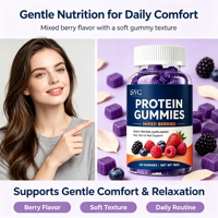 Gummies Protéinés SYC BIO aux Baies Mixtes – Complément Nutritionnel Premium Quotidien – 60 Unités 180g – Prix Usine – Marque Privée