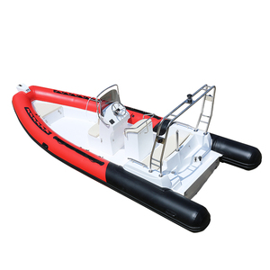 6.8m Rib-680 Dur T-Top Fibre De Verre Coque Gonflable Bateau De Pêche avec <span class=keywords><strong>Moteur</strong></span> Hors-Bord Hypalon Matériel Durable Dinghy - Product Image 1