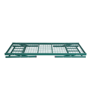 Adults and Children Customized Green Steel Metal <b>Single</b> Full Size <b>Bed</b> Frame Spring Minimalist Stable Bedroom Furniture for Hotel - Product Image 4