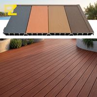Revêtement de terrasse en aluminium commercial résistant aux intempéries, absorption d'eau nulle, revêtement composite à âme en aluminium pour les centres de villégiature