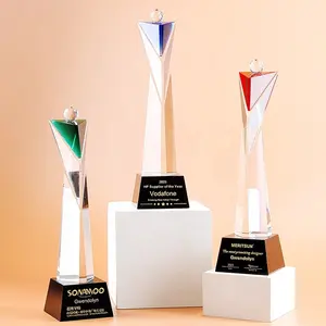 جائزة ميدالية حماية النسر من الكريستال Jadevertu مصنوعة من الزجاج والفصوص