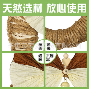 Mainan Kunyah Tali Rami Daun Parrot untuk Latihan, Mengatasi Kebosanan, Merangkak, dan Menggigit untuk <span class=keywords><strong>Cockatiel</strong></span> Khusus - Product Image 3