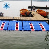 Bouée de plate-forme de quai flottant de ponton de flotteur de bateau en plastique de HDPE pour des approvisionnements marins