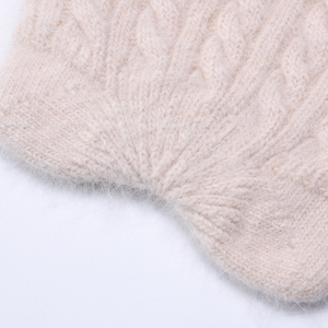 Jxwatcher Bonnet d'hiver tricoté épais personnalisé pour femme, couleur unie, confortable, avec revers, style bonnet doux, couvre-oreilles, pour le <span class=keywords><strong>ski</strong></span> en extérieur, vente en gros - Product Image 4
