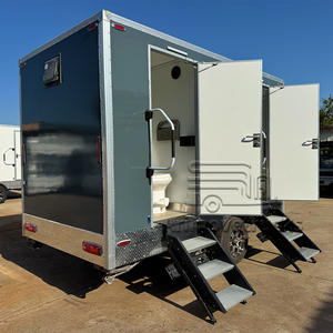 Remorque temporaire pour toilettes ventilées Premium Salle de bains et toilettes mobiles Toilettes portables de luxe à <span class=keywords><strong>vendre</strong></span> - Product Image 2