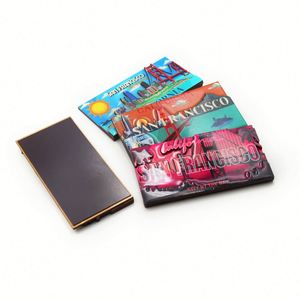 Oem 3D Travel Souvenir Magnetic Refrigerator Stickers Logo Custom Different Countries Magnet Mdf Epoxy <b>Fridge</b> Magnets - Product Image 2