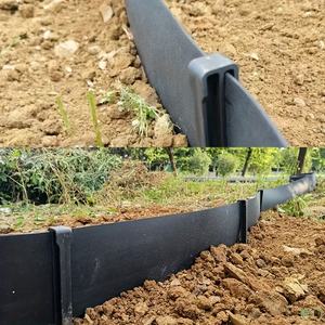 Modern Outdoor Garden <b>Square</b> Corten Steel Fence Rectangle Lawn <b>Edging</b> Home Plant Protection - Product Image 3