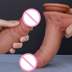 Masturbateurs vaginaux pour femmes, gode en Silicone épais Super doux avec ventouse, sangle pour éjaculation, jouets sexuels, gode de grande taille - Product Image 4