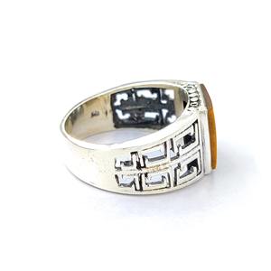 Anillo de Ojo de Tigre, Plata de Ley 925, Anillo de Piedra Preciosa Ajustable, Ojo de Tigre, Colección Hecha a Mano, Anillos Finos, Joyería de Plata, Precio al por Mayor - Product Image 6