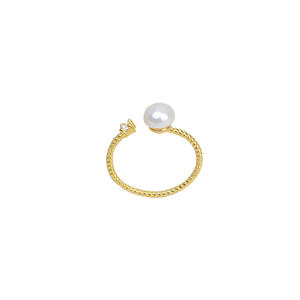 แหวนเงินแท้ S925 ปรับขนาดได้ สำหรับทำแหวนไข่มุก DIY แบบเปิด รูปทรงเกลียว 5-7 มม. อุปกรณ์ทำเครื่องประดับสำหรับผู้หญิง พร้อมตัวเรือนเปล่า - Product Image 5