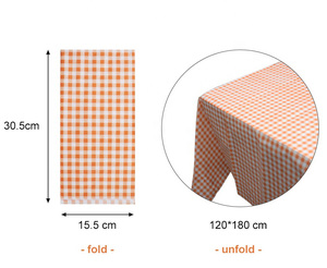 <span class=keywords><strong>Nappe</strong></span> en <span class=keywords><strong>papier</strong></span> kraft jetable classique à carreaux, imperméable, adaptée aux fêtes quotidiennes, aux mariages et aux anniversaires. - Product Image 4
