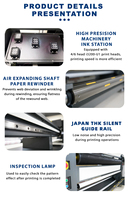 Imprimante UV à plat grand format industrielle Ricoh à 6 têtes d'impression, compatible avec l'impression sur cuir flexible, métal et bannières publicitaires
