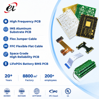 Layanan Perakitan PCB Fleksibel Poliimida Tembaga 1oz Lapisan Maksimal 40L Berkualitas Tinggi untuk Perangkat Pintar, Merek ET, MOQ 1 buah dengan Pengiriman Cepat
