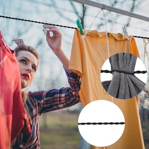 DS5034 Corde à <span class=keywords><strong>linge</strong></span> de voyage Corde à <span class=keywords><strong>linge</strong></span> rétractable pour vêtements suspendus <span class=keywords><strong>Camping</strong></span> en plein air avec crochets et ventouses - Product Image 3