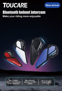 Auriculares <span class=keywords><strong>Bluetooth</strong></span> para Motocicleta TOUCARE T10, Intercomunicador para Casco con Cancelación de Ruido, Llamadas con Manos Libres para Conducir - Product Image 6