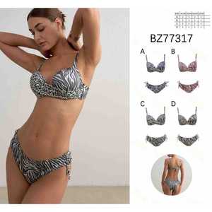 Maillot de bain une pièce grande taille pour femme, col en V, froncé, effet ventre plat, dos nu, pour l'été et la plage, vente en gros, nouveau BZ77317 - Product Image 1