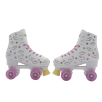Patins à roulettes légers pour sports de plein air avec roulements Abec-7, design mignon avec strass et roues en PU