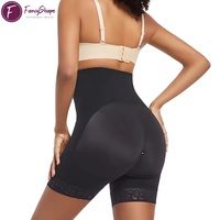 Shorty Gainant Femme à Double Compression Réglable avec 4 Baleines en Acier pour un Ventre Plat, Rehaussement des Fesses et un Effet Respirant