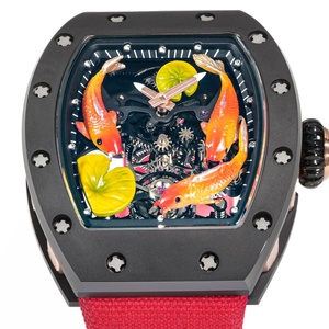 นาฬิกาข้อมือผู้ชาย ดีไซน์เนอร์ S10 สีดำ เซรามิก ทู<span class=keywords><strong>ร์</strong></span>บิญอง ระบบออโตเมติก กลไกคุณภาพสูง ลายปลา<span class=keywords><strong>คา</strong></span><span class=keywords><strong>ร์</strong></span>พ  แบบลำลอง - Product Image 2