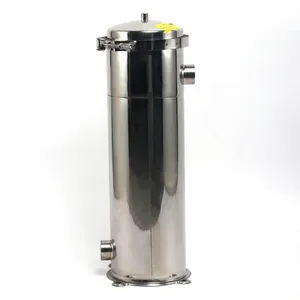 Stainless steel cloth bag type large flow filter water treatment diesel gasoline front refueling machine