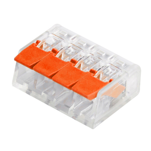 Bornier de raccordement rapide 2P, 3P, 4P, 5P, isolé en PC, couleur orange, pour câblage automobile/domestique, approvisionnement en vrac - Product Image 4