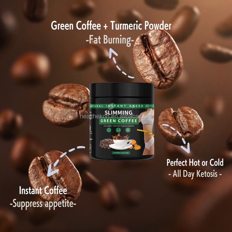 OEM Sugar Free Slimming Green Coffee with Turmeric and Spices