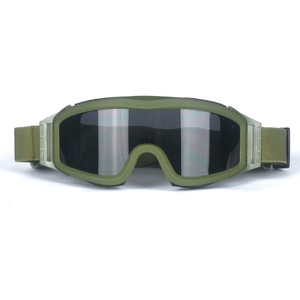 Gafas Tácticas Deportivas Dobles para Niños, Compatibles con Casco FAST Mich AF Rail, Antiviento, Material PC y ABS, para Ciclismo y CS - Product Image 6