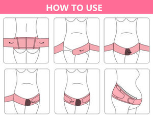 Sabuk penopang perut kehamilan dapat diatur sabuk perut wanita hamil sabuk penopang ibu hamil untuk perut panggul - Product Image 4