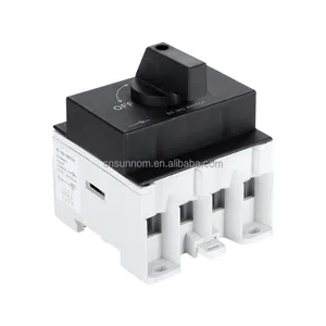 SUNNOM IP66 63A 1000V DC 4p Solar PV Photovoltaic Power System Isolator Switch Disconnector rotary switch for isolation