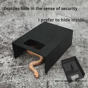 Reptile Maze <span class=keywords><strong>Escape</strong></span> Toy Safe Plastic Hideout para Gecko/Snake/Scorpion/Centipede, Instinct Stimulation Pet Structure - Product Image 5