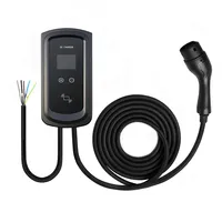 Wallbox-Station de charge rapide, 7kw, niveau 2, EV, chargeur mural, 32A, avec boîtier mural