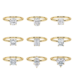 Обручальные кольца из чистого желтого золота 14 карат 18 карат для женщин и мужчин - Product Image 4