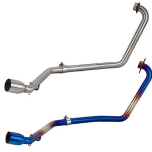 Tubos de escape para motocicleta <span class=keywords><strong>Suzuki</strong></span> Hayabusa 1300, tubo medio de doble salida de acero inoxidable de 51mm - Product Image 4