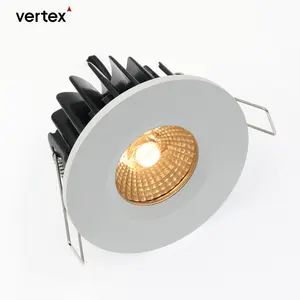 2700K iluminación del hogar Aluminio 5 años de garantía IP65 impermeable COB CRI90 Luz de techo led empotrada Downlight CE