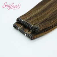 Extensions de cheveux naturels russes Remy, vierges, bruts, alignées sur les cuticules, vente en gros, fournisseur d'usine, 2026