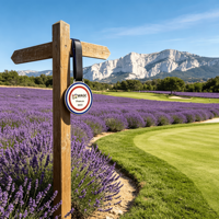 Étiquettes de sac de golf personnalisées en métal, durables, les plus vendues, dernières nouveautés, vente en gros