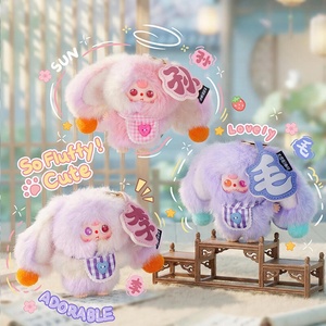 Original Bb3 Baby Three the Hundred Surnames Little Rabbit Plush Series Blind Box BBT Keychain Figures Pendant - Product Image 5